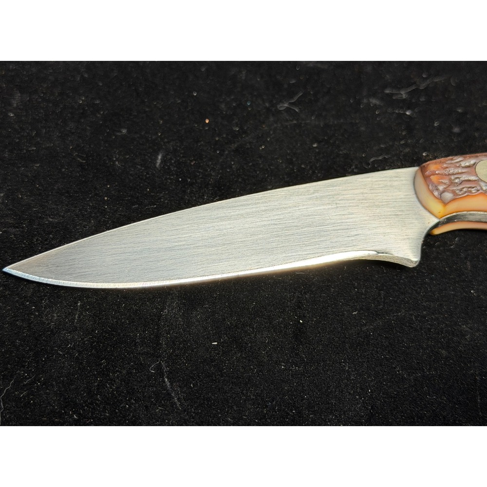 Schrade Uncle Henry 154UH Badger Ducks Unlimited Fixed Blade Knife USA Made